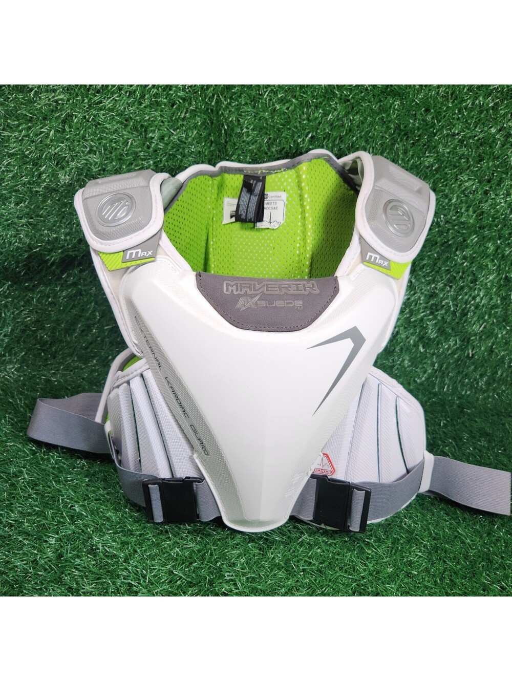 Maverik Max Speed External Kardiac Guard Lacrosse Chest Protector Large